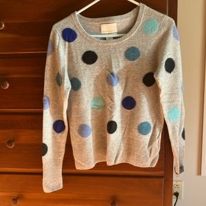 Women’s gray hundred percent cashmere sweater, size small